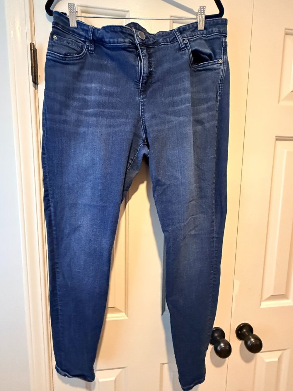 KUT from the Kloth Mia Toothpick Skinny Jeans Size 18W Blue Denim